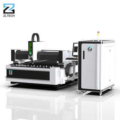 3015A पेशेवर फाइबर लेजर काटने की मशीन धातु पाइप / शीट काटने के लिए पानी ठंडा करना