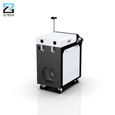वाटर चिलर सिस्टम के साथ 1000w 2000w 3000w फाइबर लेजर क्लीनिंग मशीन